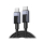 Kabel UGREEN Kabel USB-C do USB-C L524 60W PD 0.5m szary